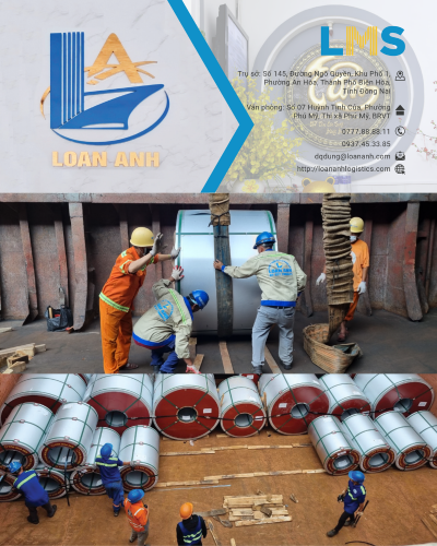 Dịch vụ xếp dỡ và chằng buộc hàng hóa